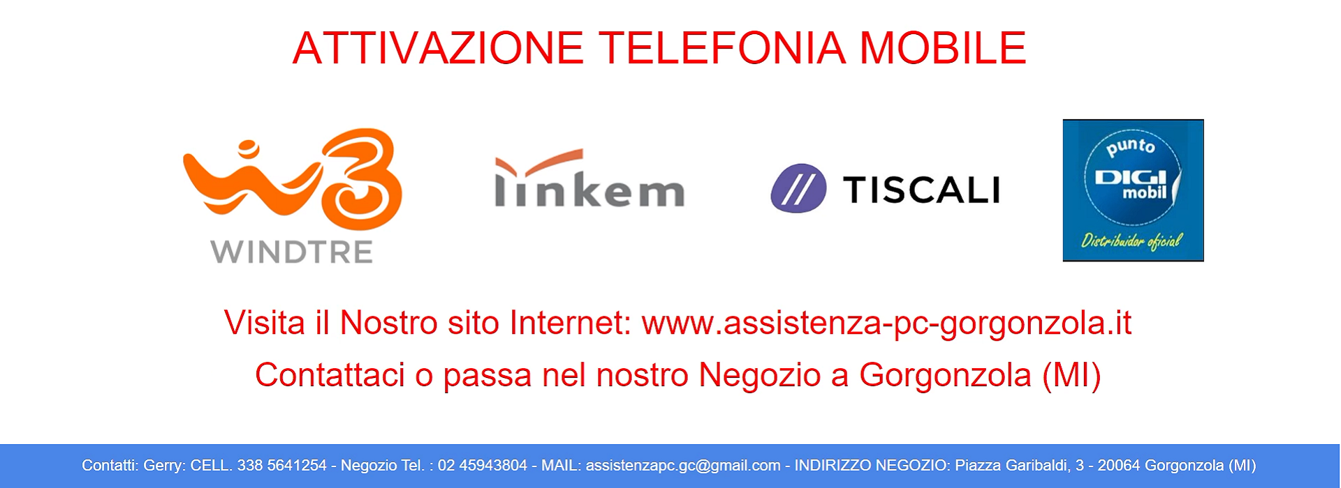 ATTIVAZIONE TELEFONIA MOBILE